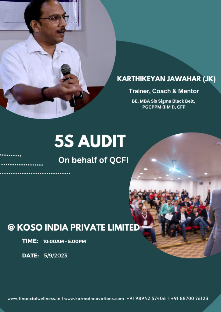 5S Audit on behalf of QCFI